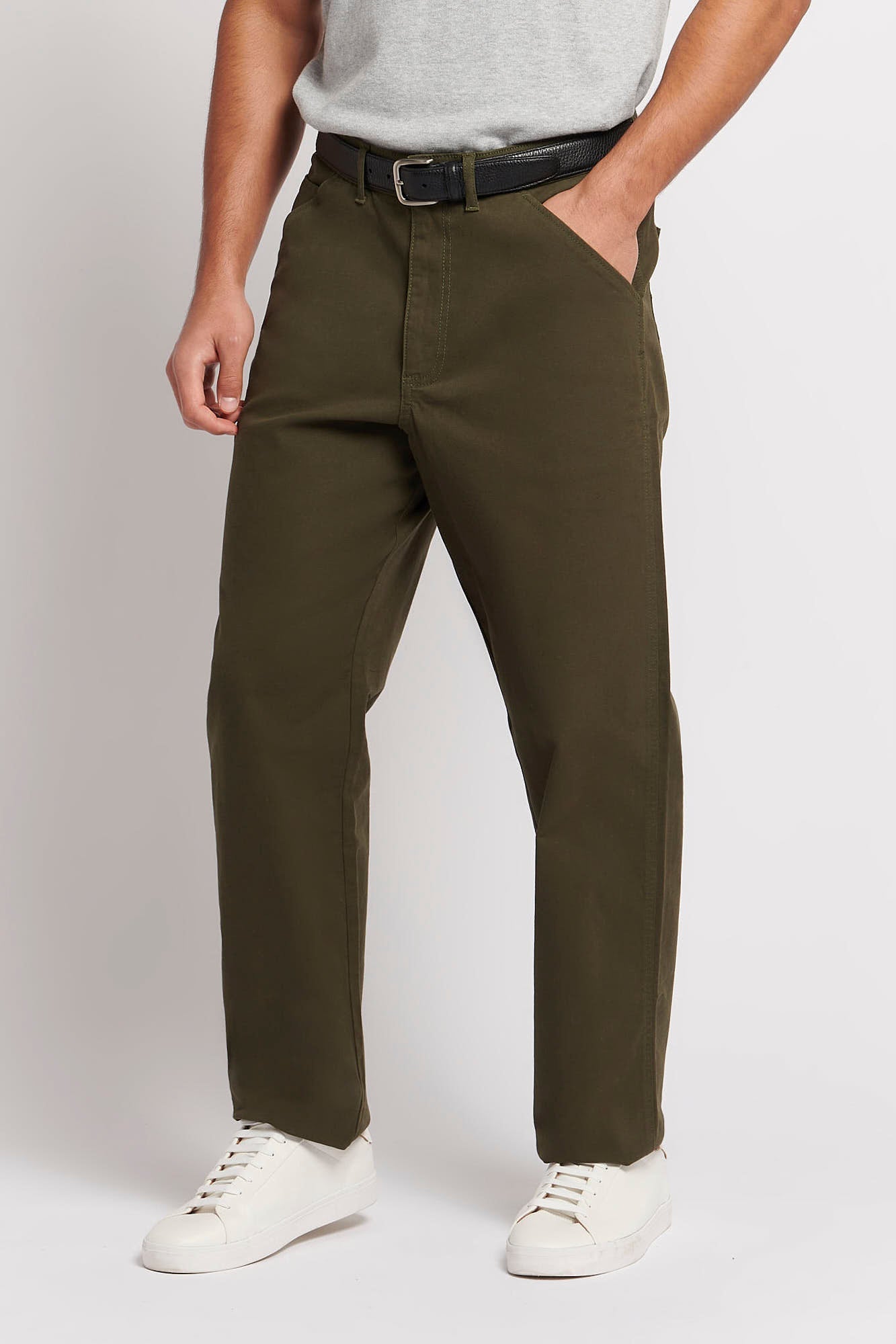 U.S. Polo Assn. Mens Worker Trousers in Forest Night