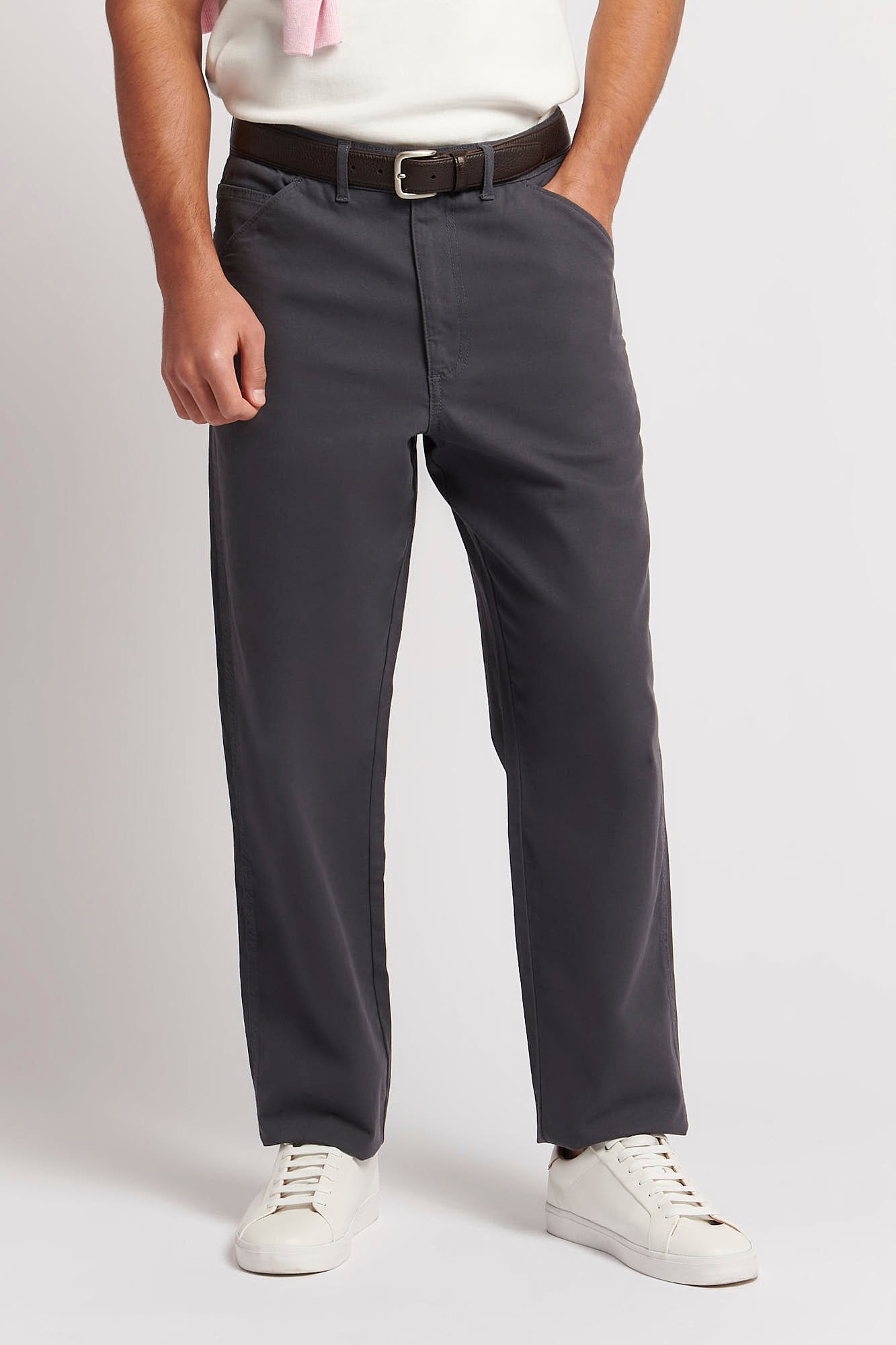 U.S. Polo Assn. Mens Worker Trousers in Ebony