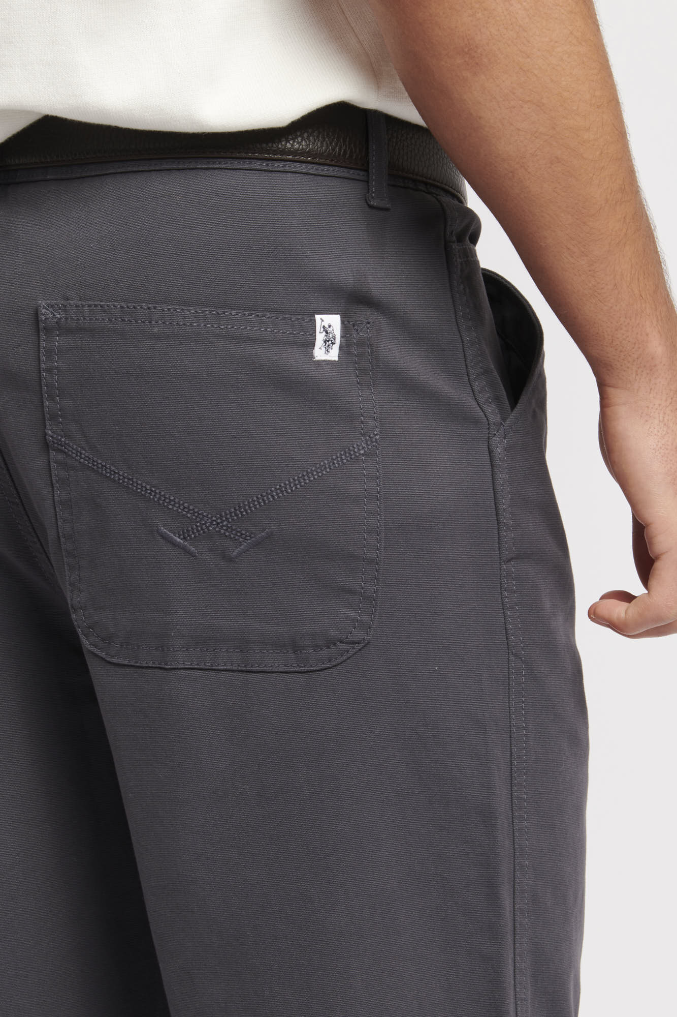 Mens Worker Trousers in Ebony