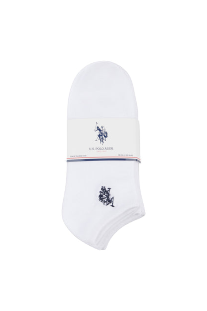 3 Pack Short Sport Socks in Bright White