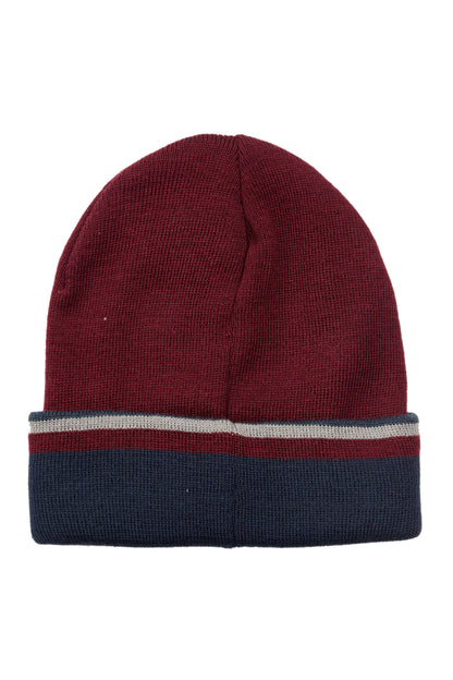 Contrast Beanie in Windsor Wine