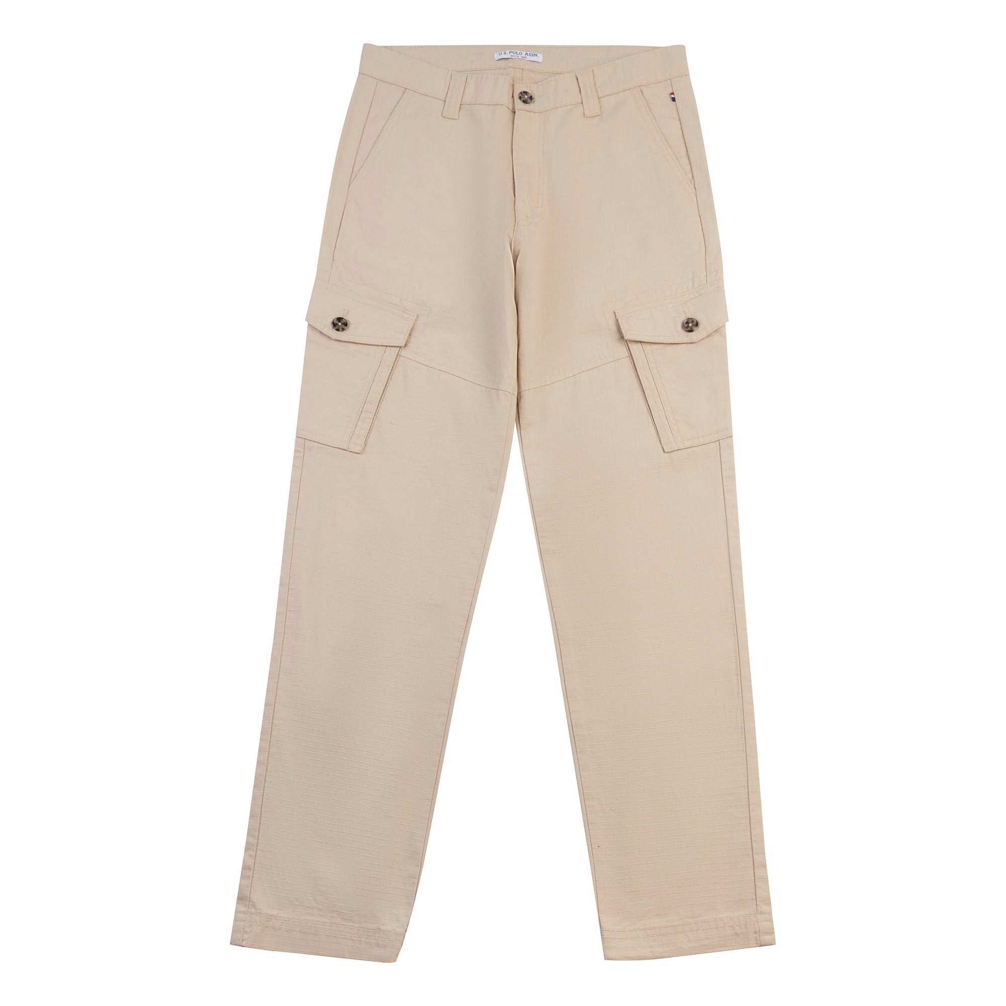 Mens Ripstop Cargo Trousers in Safari