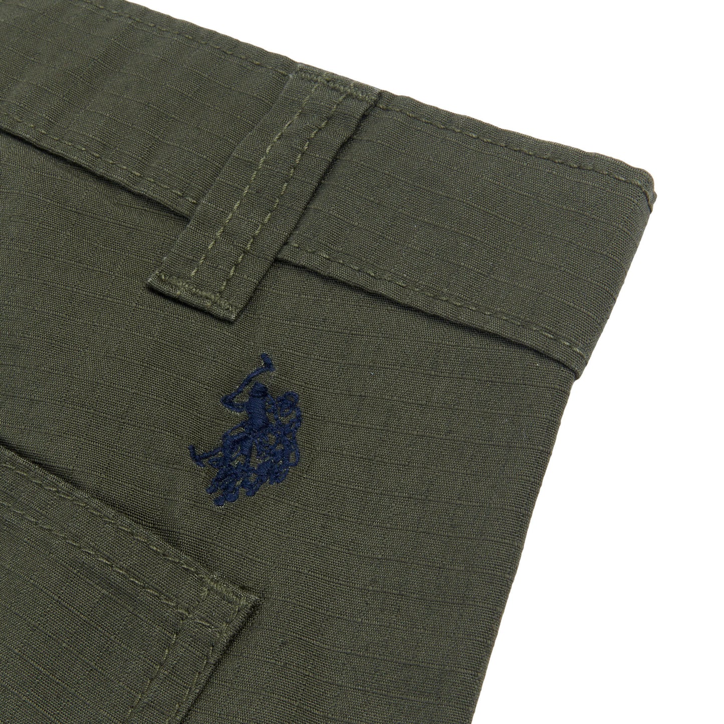 Mens Ripstop Cargo Trousers in Forest Night