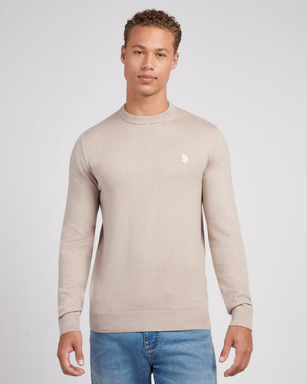 Mens Cotton Crewneck in Atmosphere