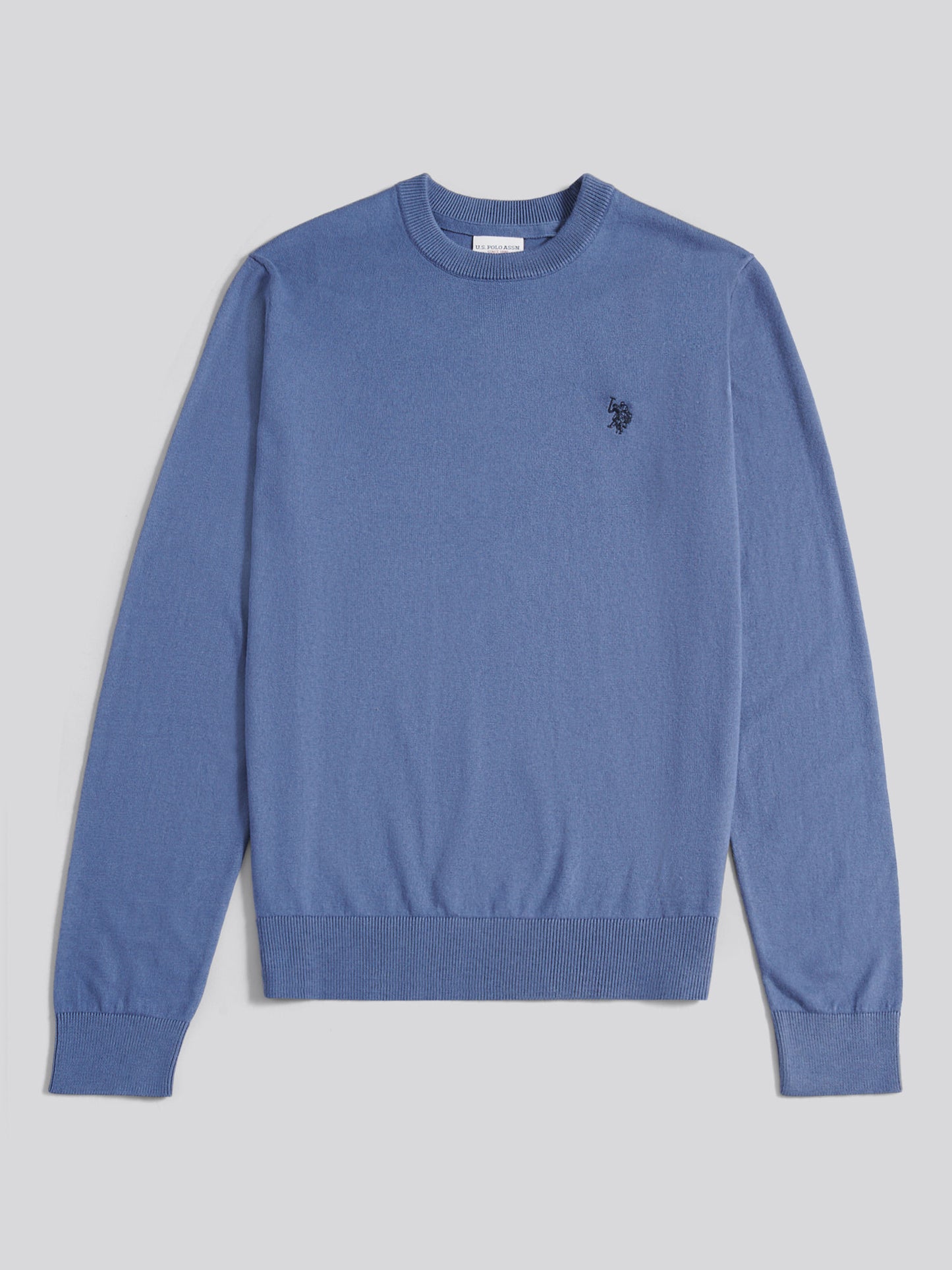 Mens Cotton Crewneck in Vintage Indigo