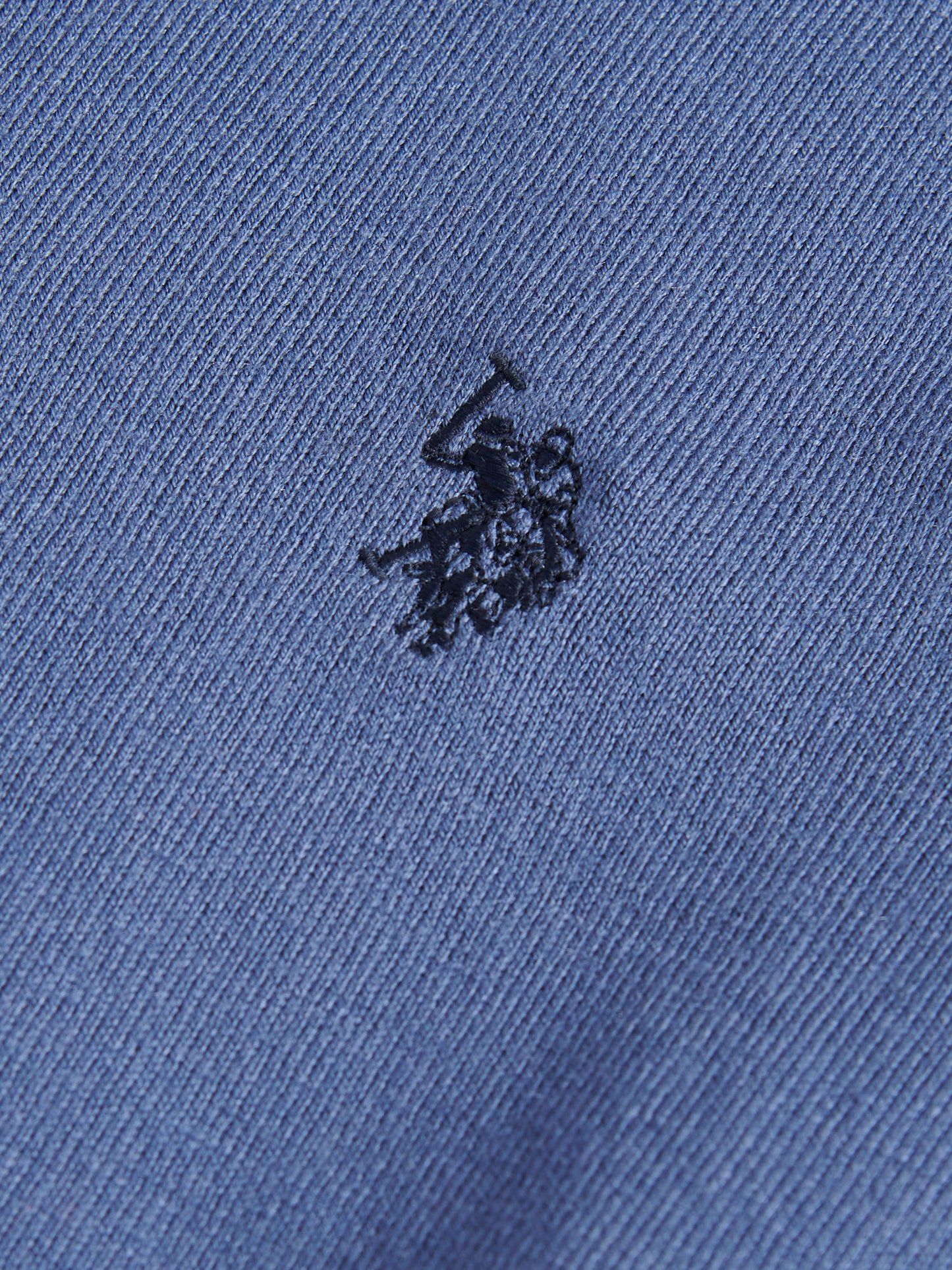 Mens Cotton Crewneck in Vintage Indigo