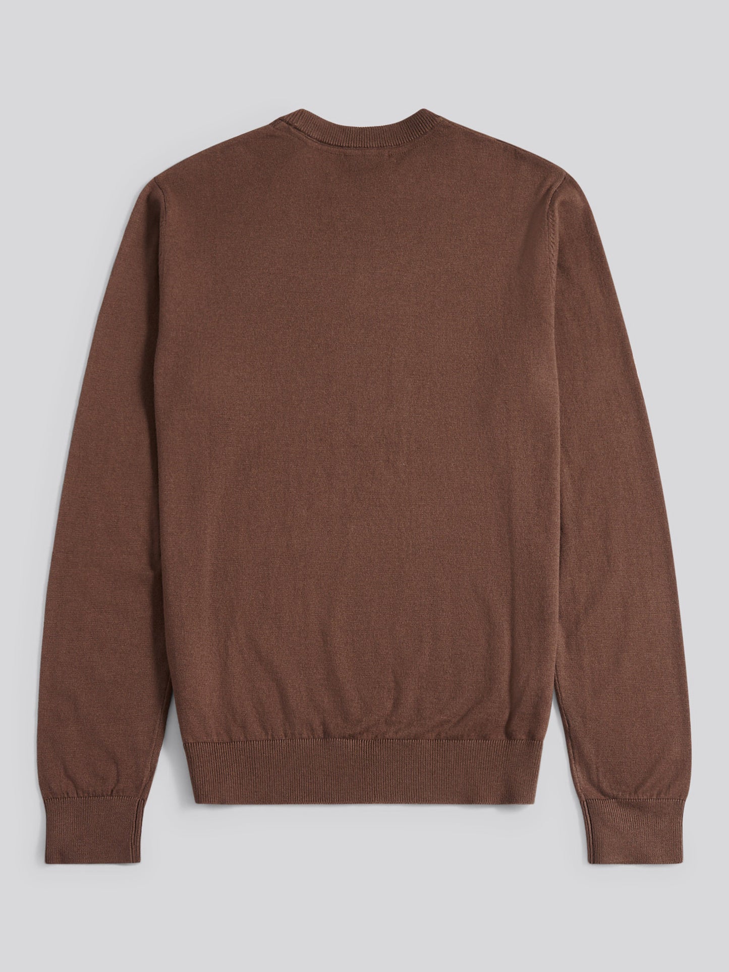 Mens Cotton Crewneck in Chocolate Martini