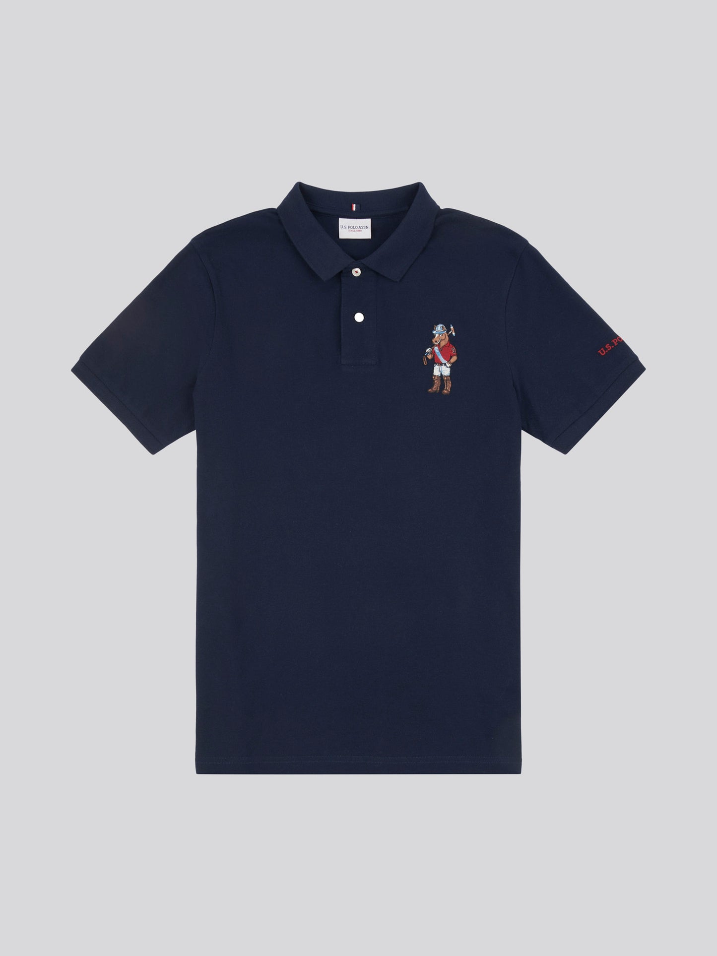 Mens Chuck Polo Shirt in Dark Sapphire Navy