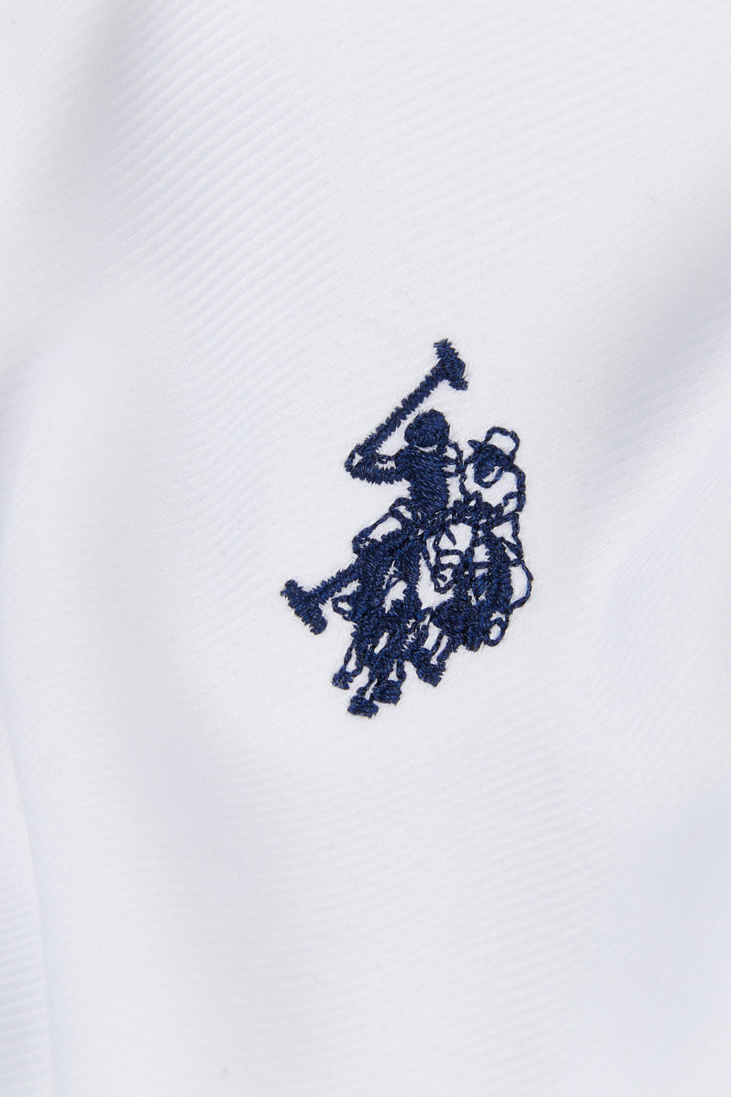 Mens Long Sleeve Royal Twill Shirt in White