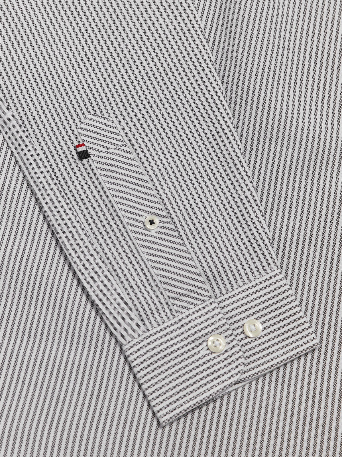 Mens Oxford Stripe  Shirt Green Gables