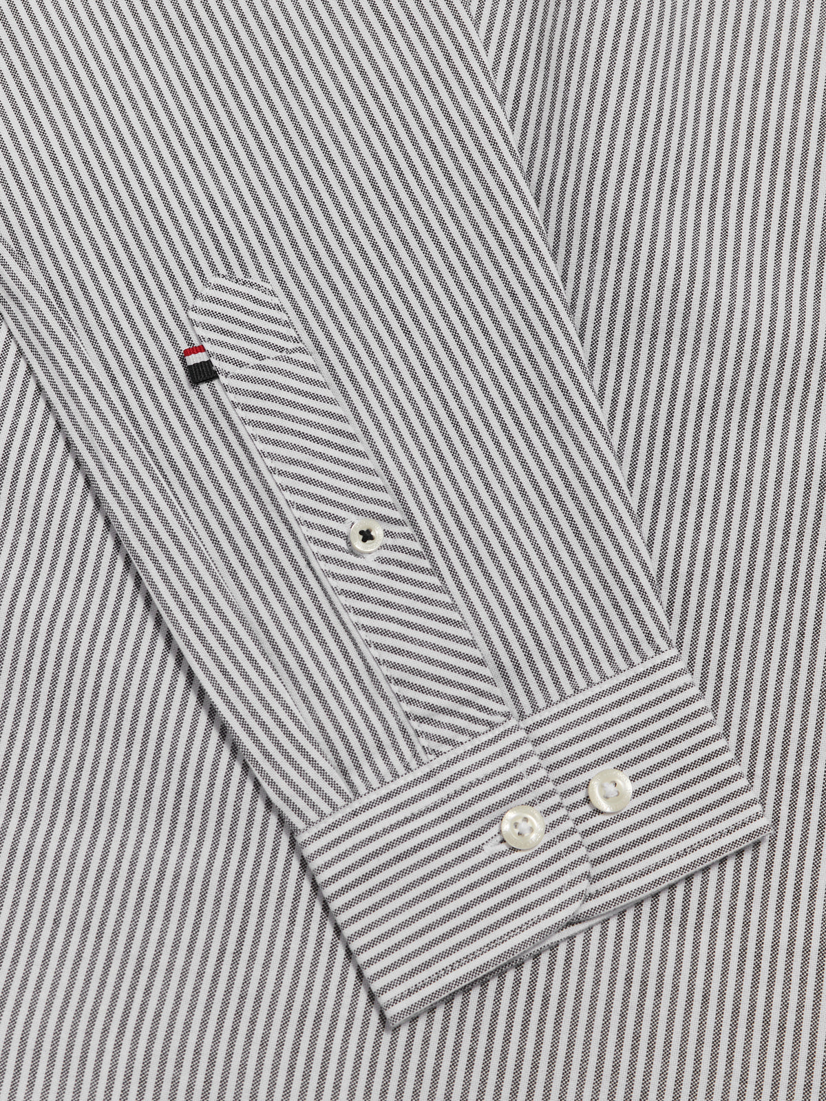 Mens Oxford Stripe  Shirt Green Gables
