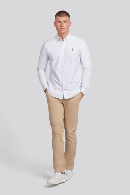 Mens Oxford Stripe Shirt in Harbor Mist