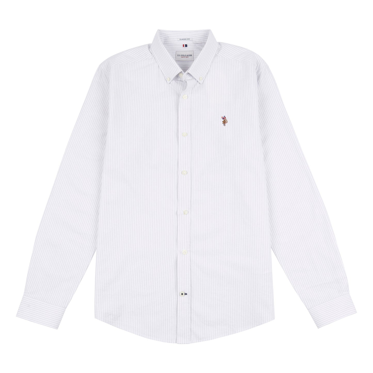 Mens Oxford Stripe Shirt in Harbor Mist