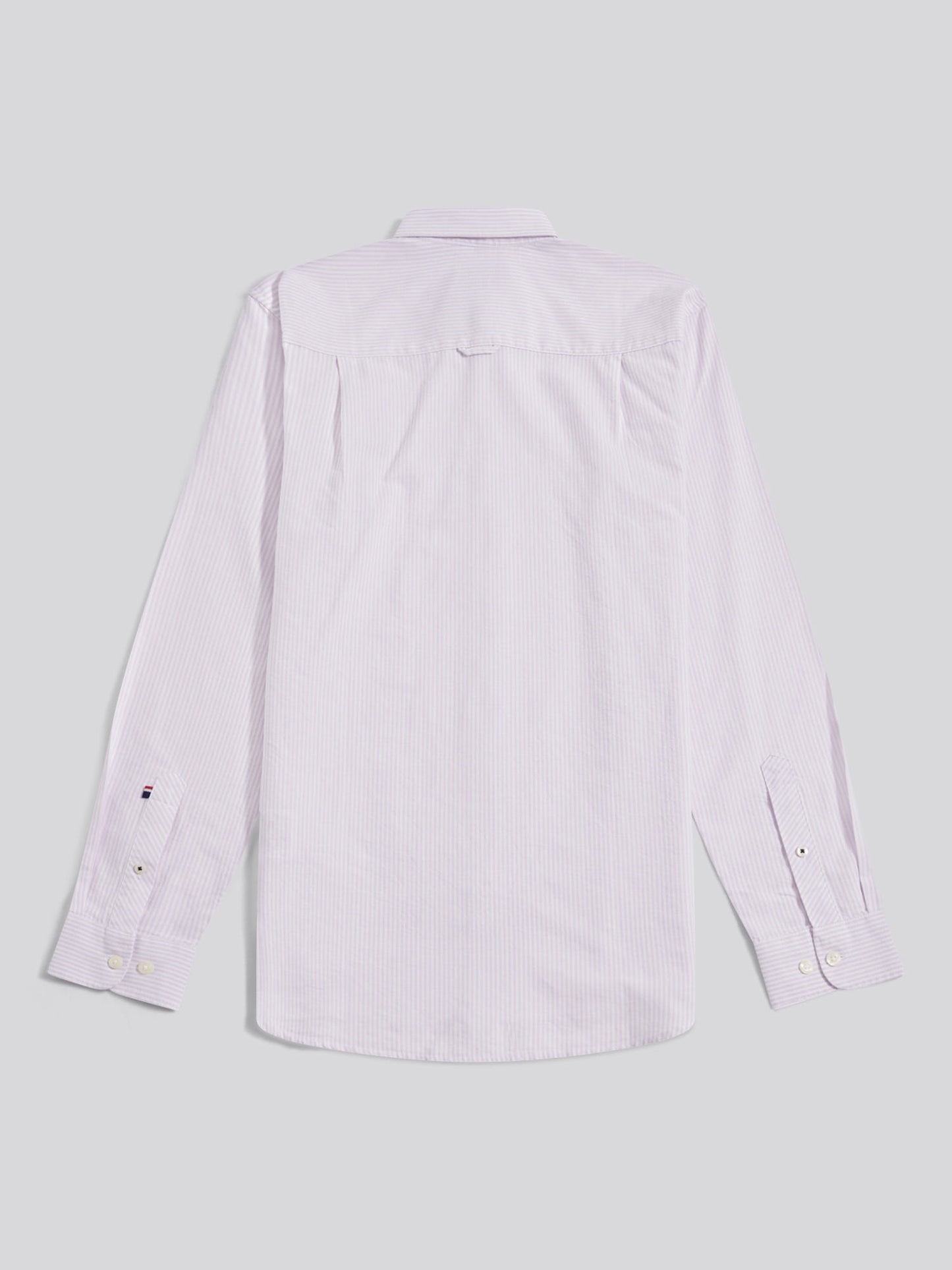 Mens Oxford Stripe  Shirt in Lilac Breeze