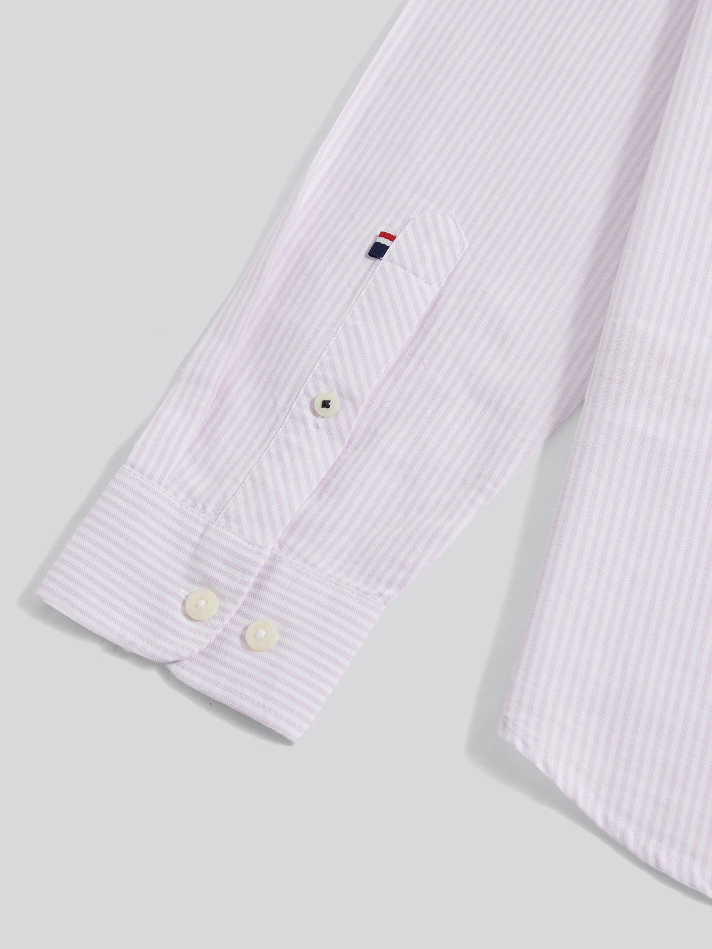Mens Oxford Stripe  Shirt in Lilac Breeze