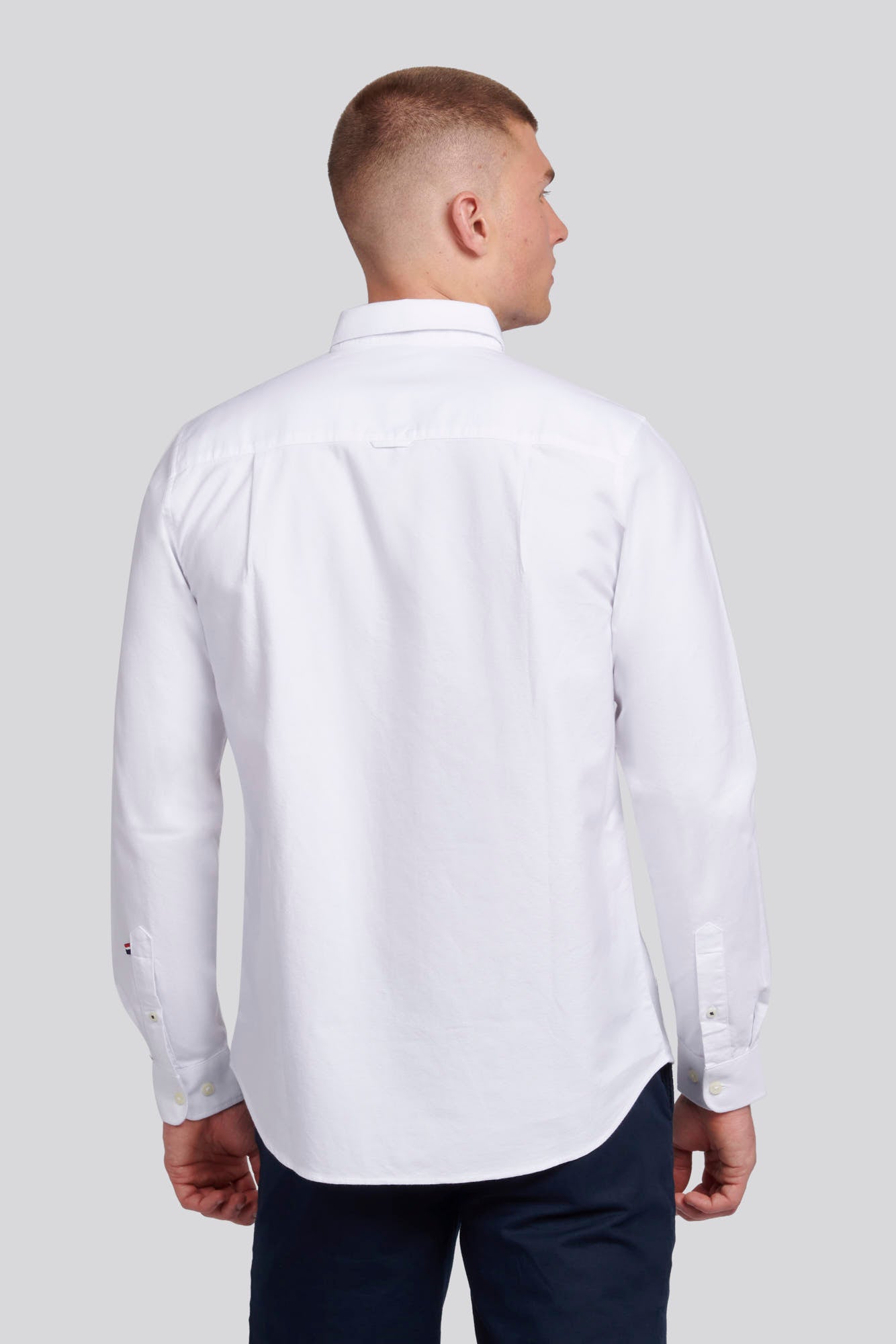 Mens Oxford Shirt in Bright White