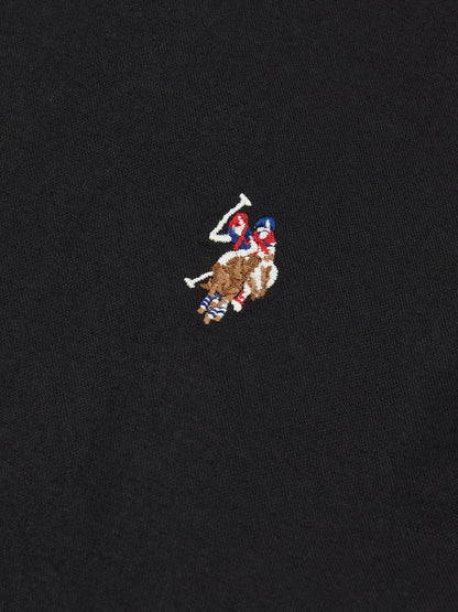 Mens Peached Oxford Shirt in Black