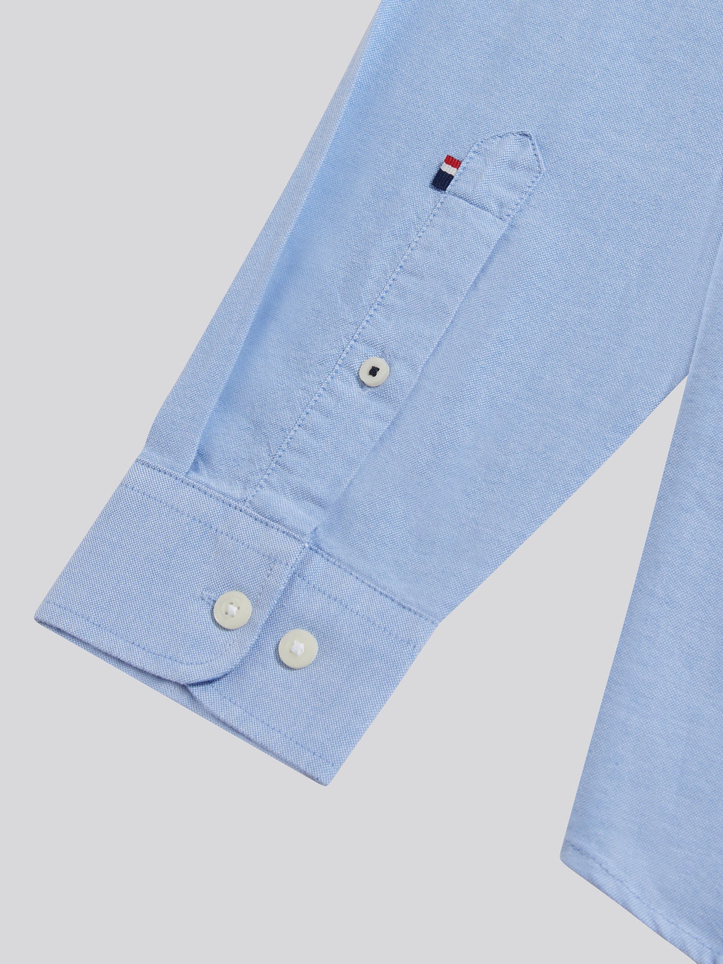 Mens Peached Oxford Shirt in Blue Yonder