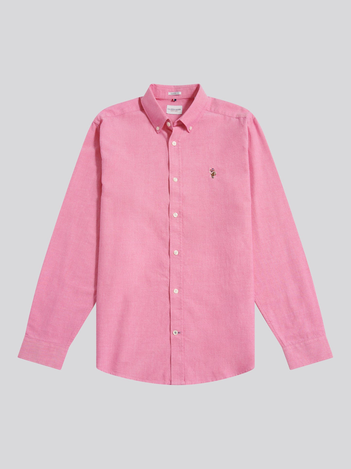 Mens Peached Oxford Shirt in Chateau Rose
