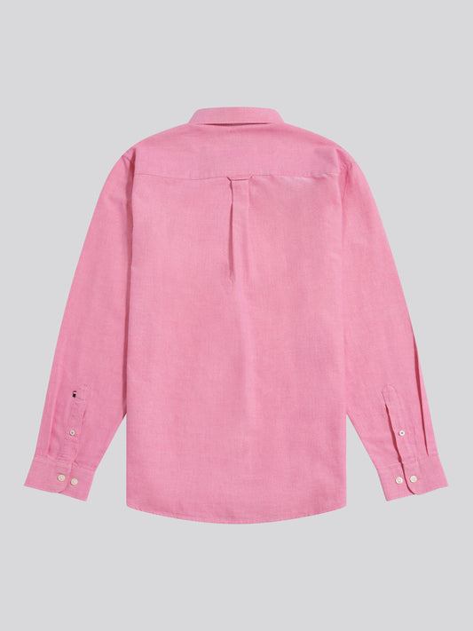 Mens Peached Oxford Shirt in Chateau Rose