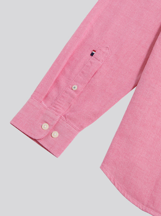 Mens Peached Oxford Shirt in Chateau Rose