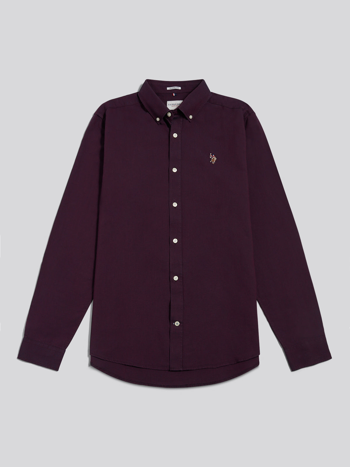 Mens Peached Oxford Shirt Fig
