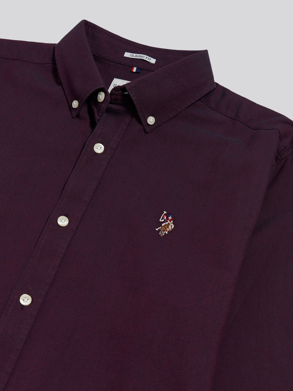 Mens Peached Oxford Shirt Fig
