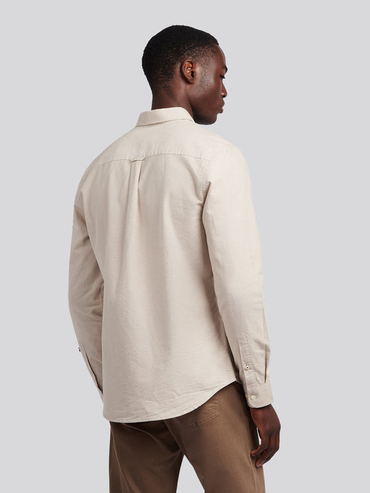 Mens Peached Oxford Shirt in Atmosphere