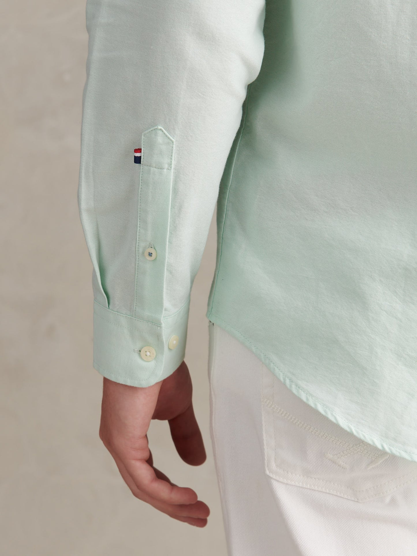Mens Peached Oxford Shirt in Bay
