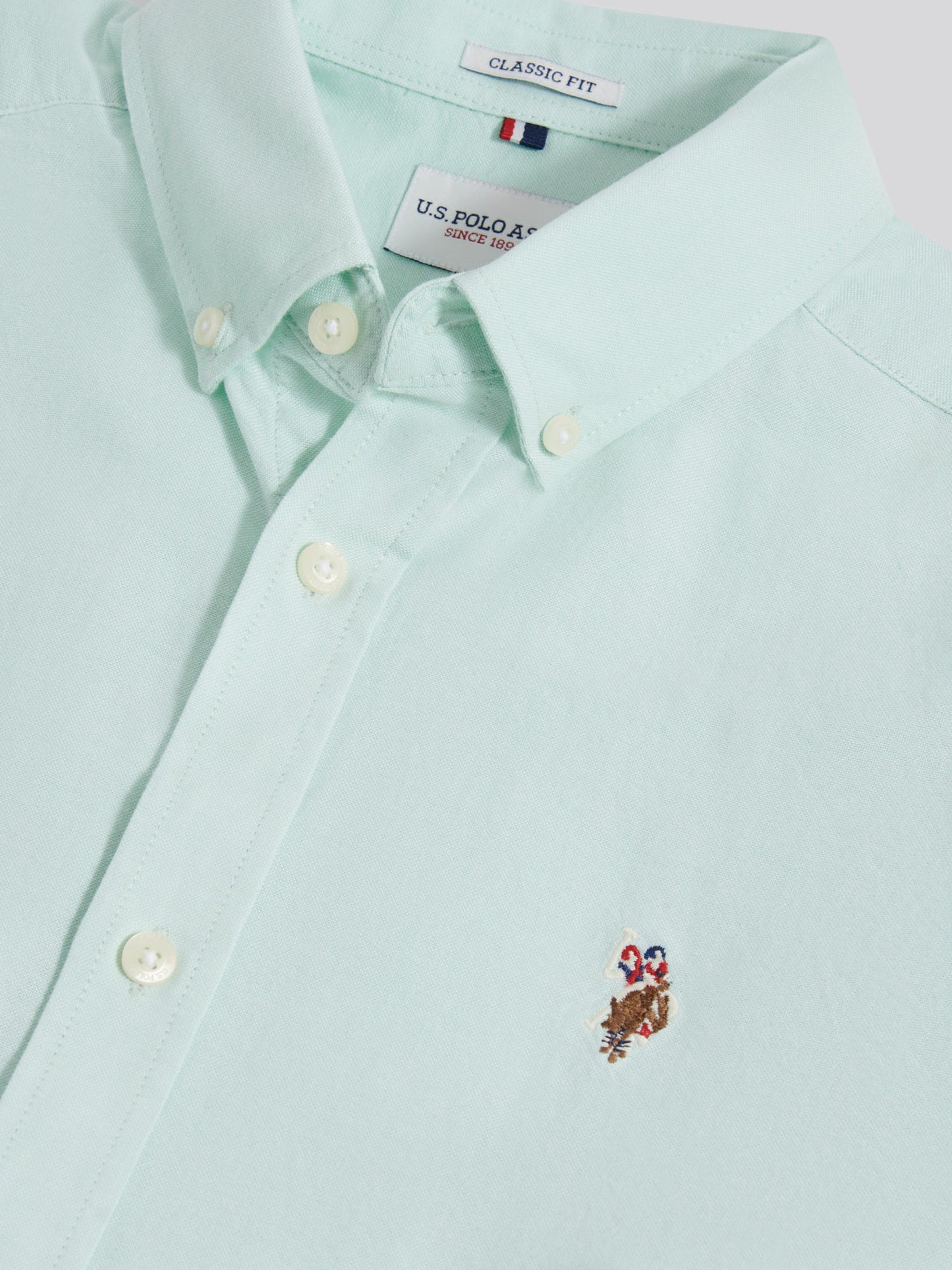 Mens Peached Oxford Shirt in Bay