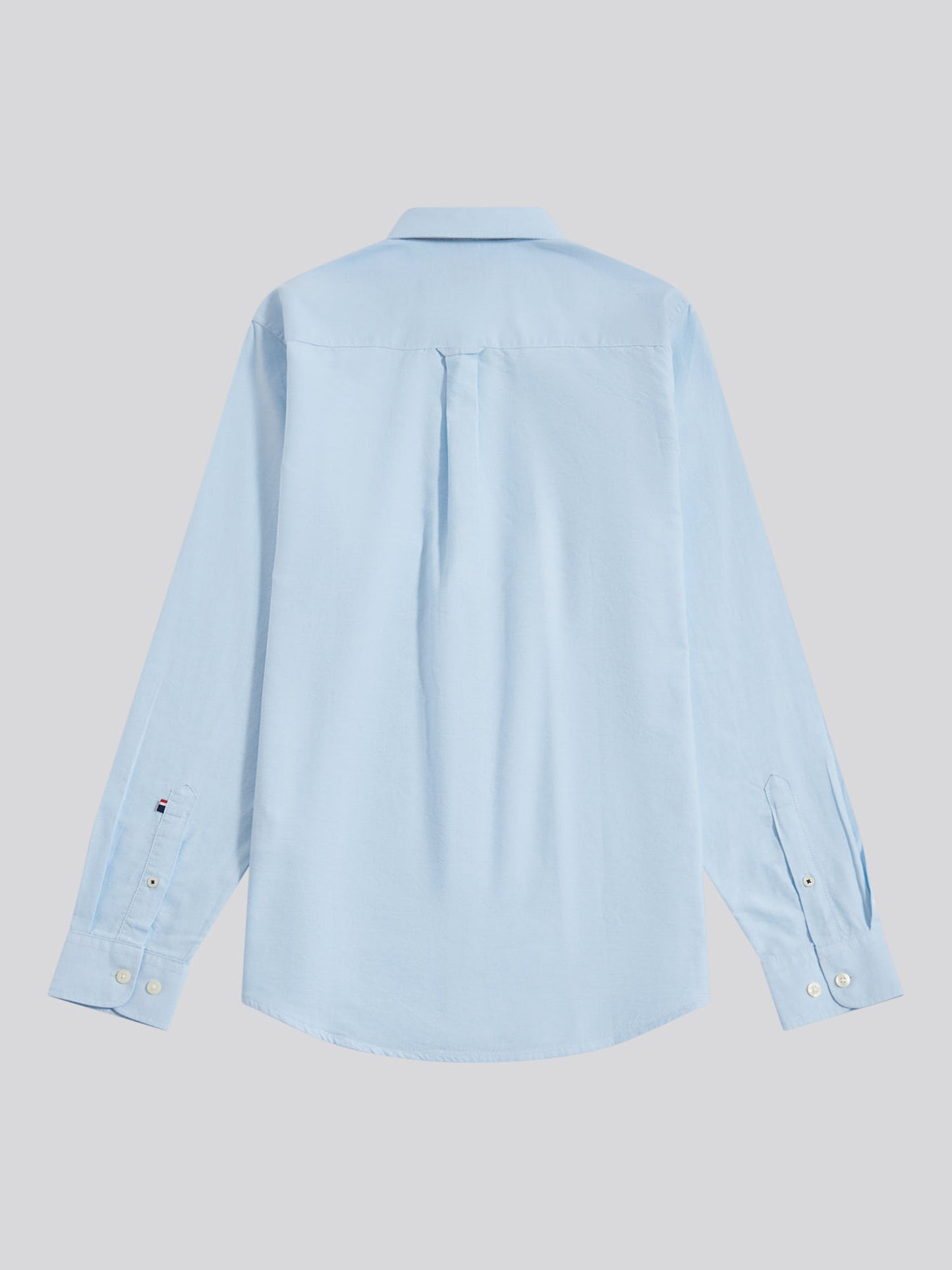 Mens Peached Oxford Shirt Ice Blue