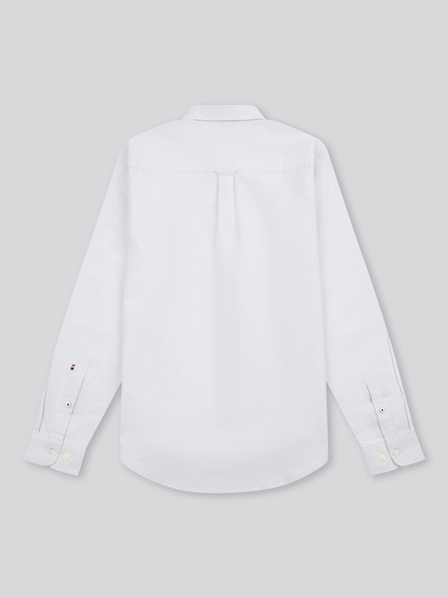 Mens Peached Oxford Shirt in Oyster Mushroom