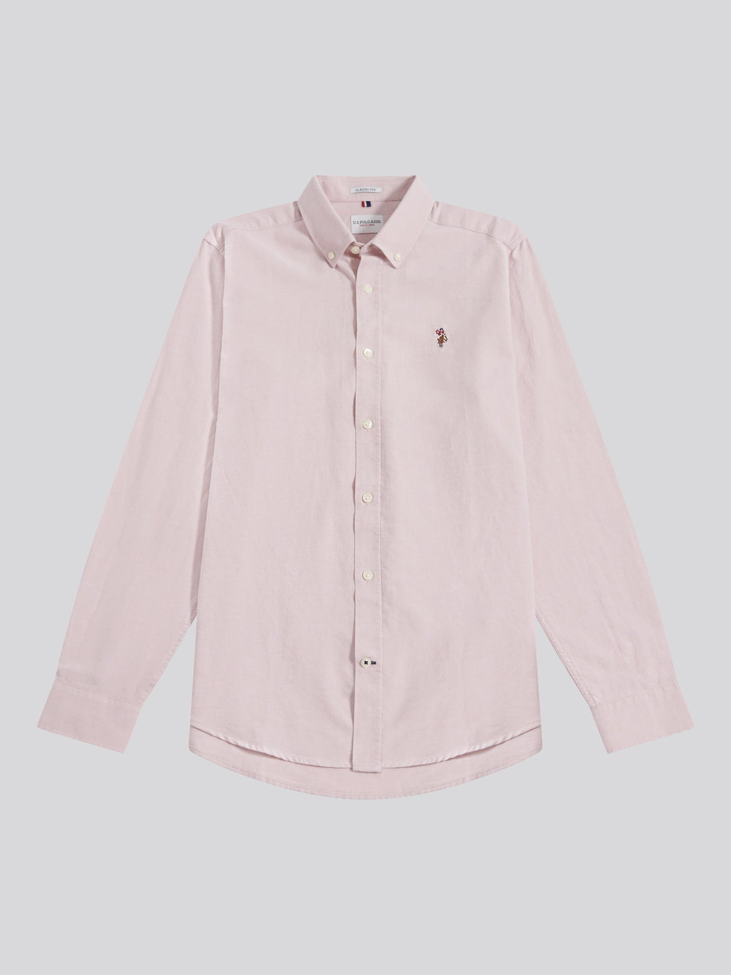 Mens Peached Oxford Shirt in Sepia Rose