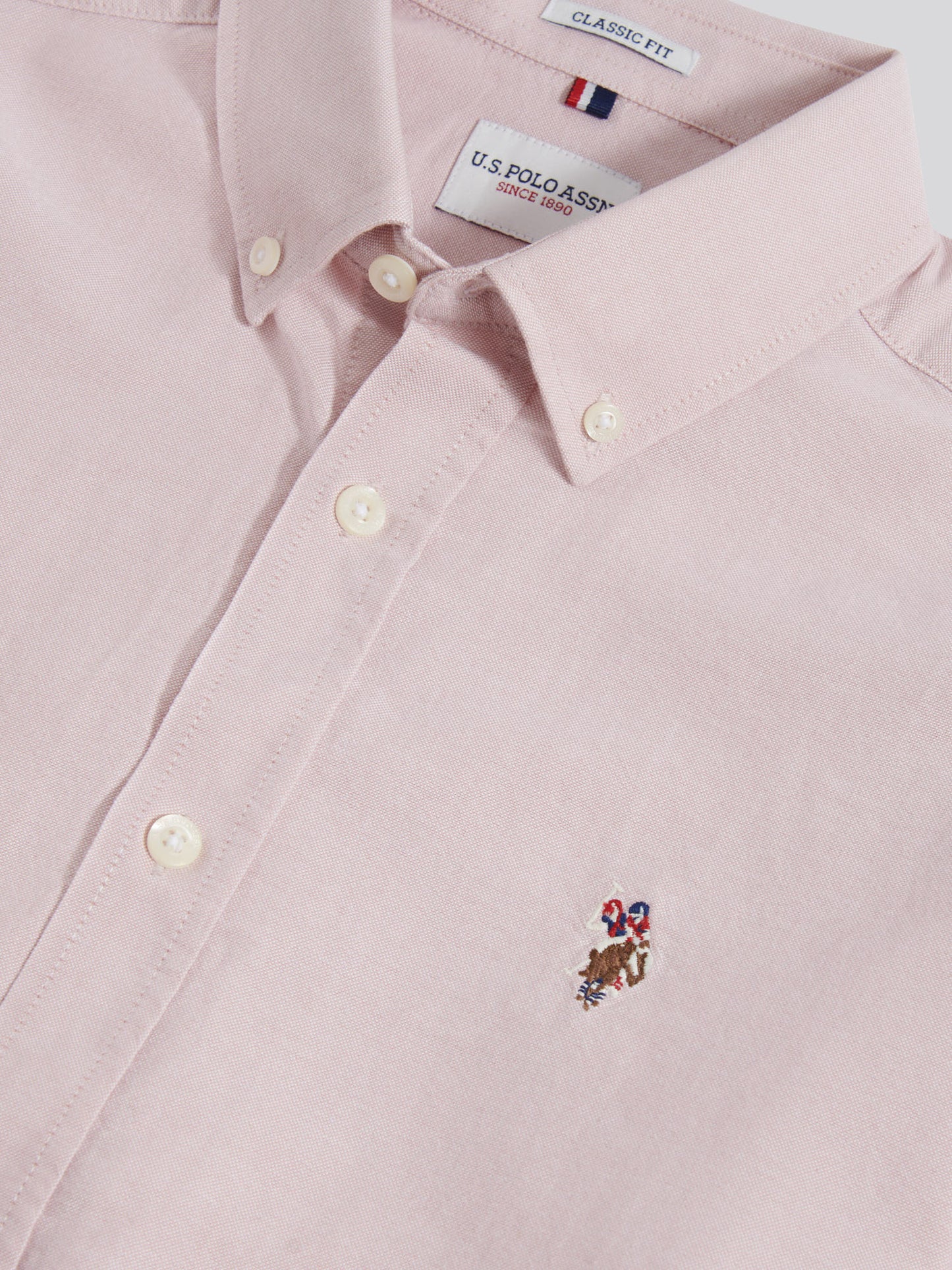 Mens Peached Oxford Shirt in Sepia Rose