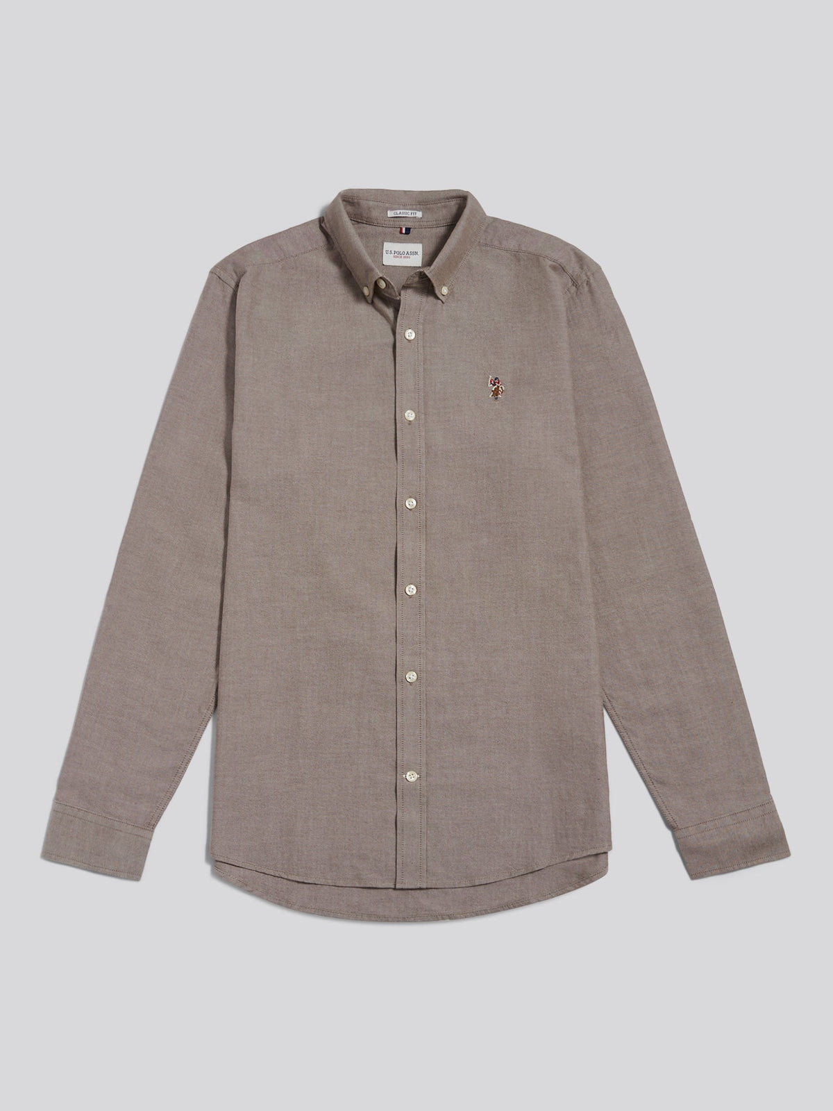Mens Peached Oxford Shirt Bracken
