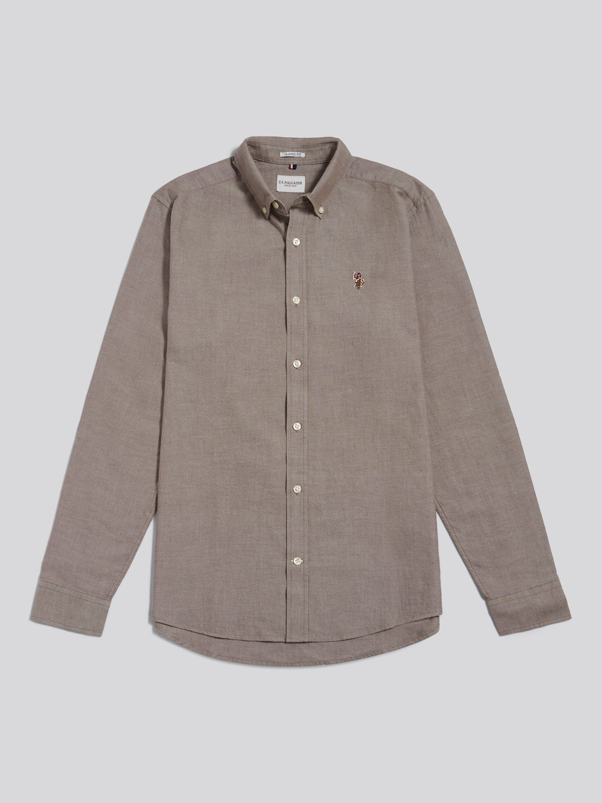 Mens Peached Oxford Shirt Bracken