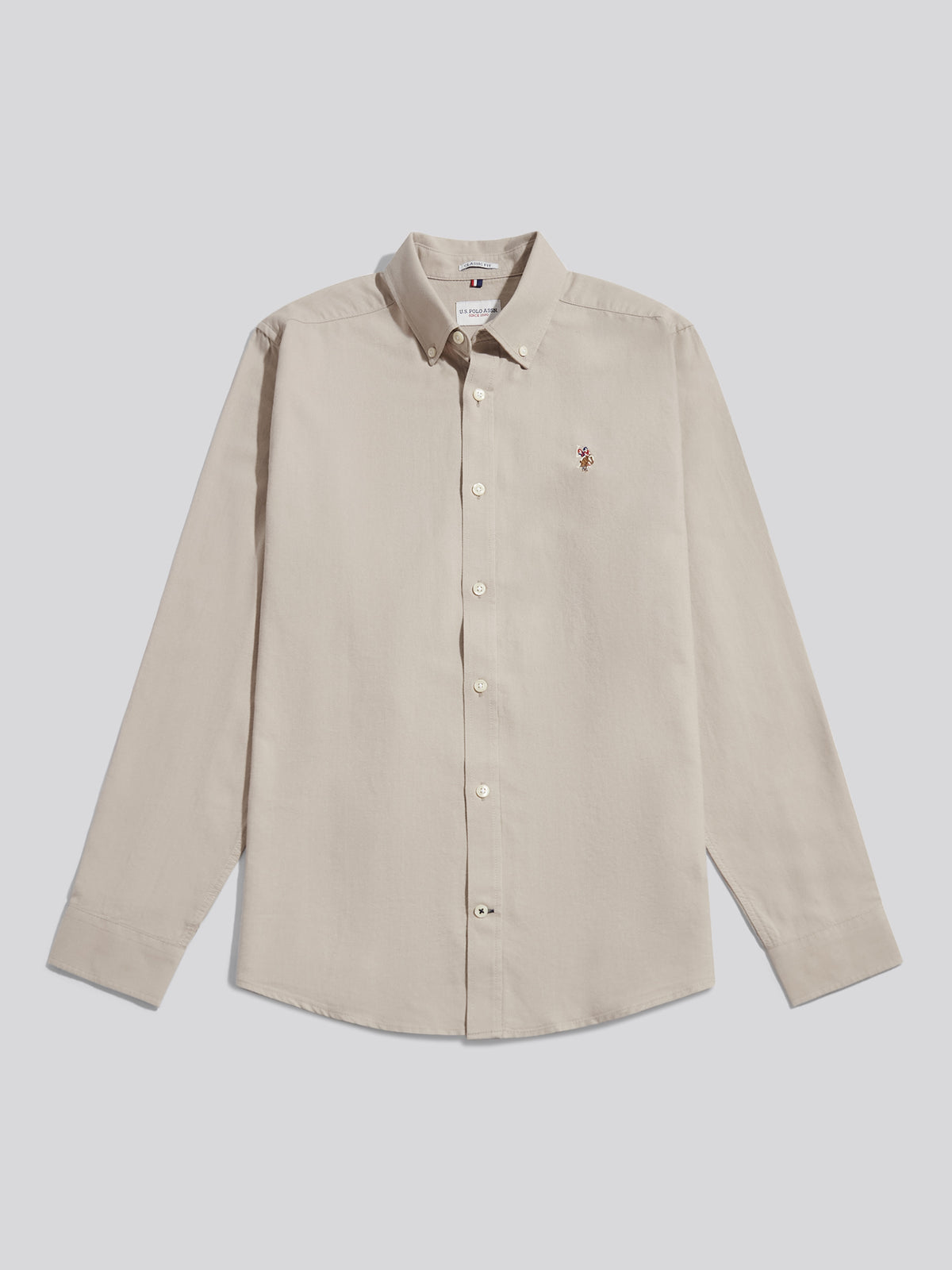 Mens Peached Oxford Shirt Nacreous Clouds
