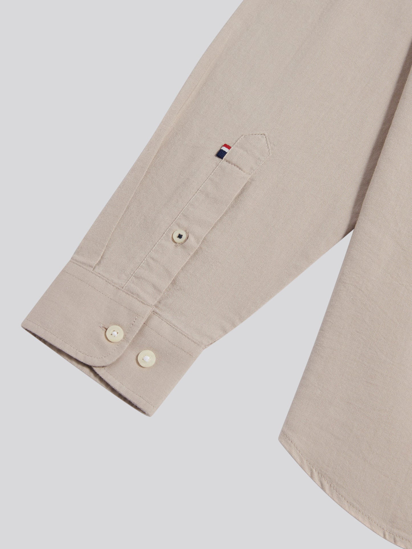 Mens Peached Oxford Shirt in String