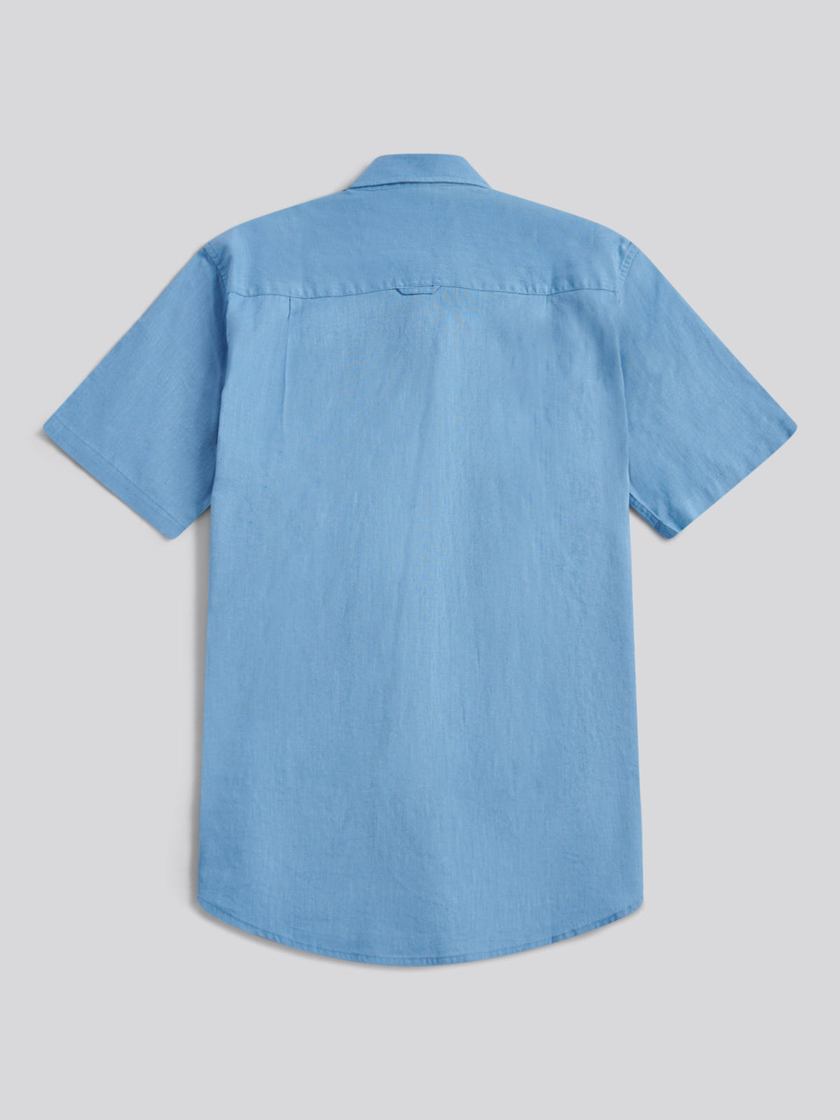 Mens Linen Blend Short Sleeve Shirt Riviera