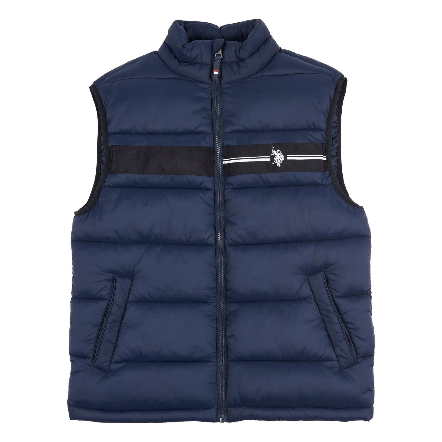 Mens 3D Tape Gilet in Dark Sapphire Navy