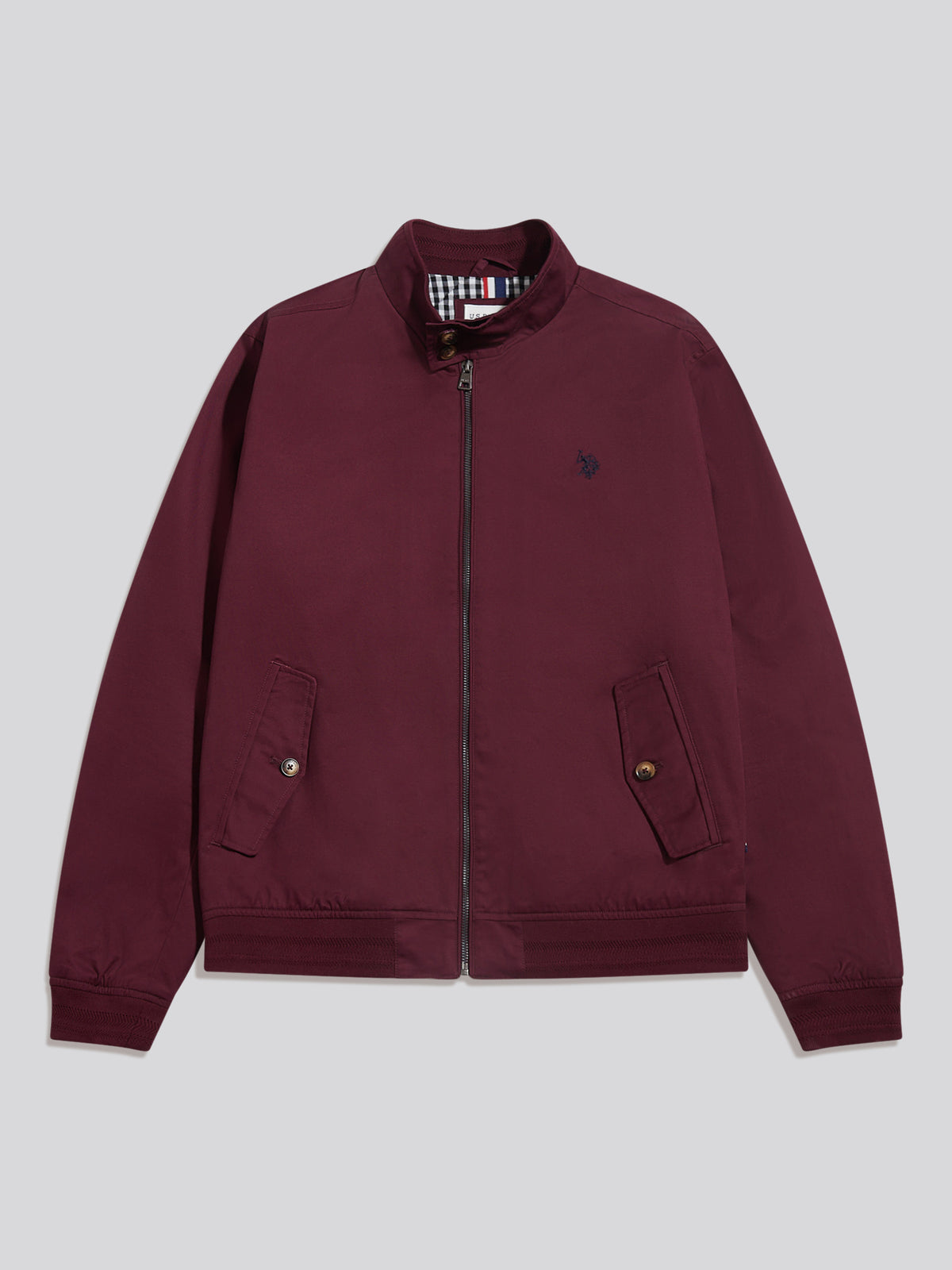 Mens Cotton Twill Harrington Jacket Fig
