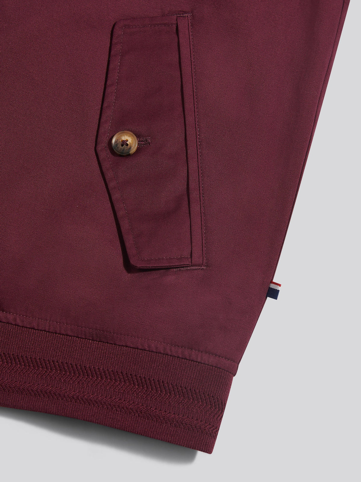 Mens Cotton Twill Harrington Jacket Fig