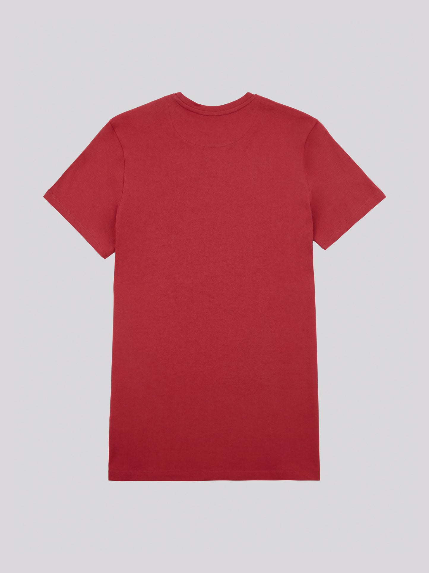 Mens Signature Arch Print T-Shirt in Tibetan Red