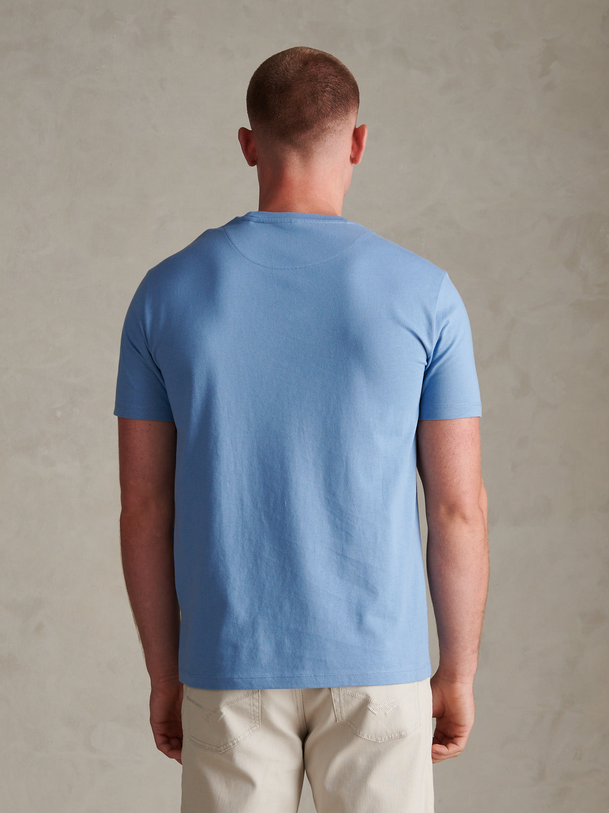 Mens Signature Arch Print T-Shirt Ashleigh Blue
