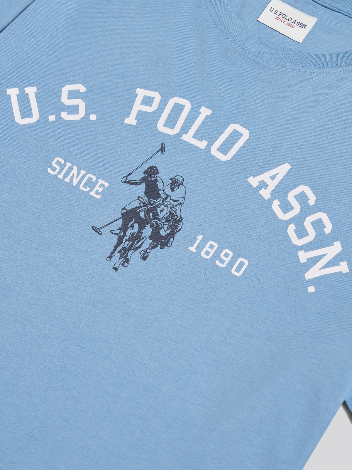 Mens Signature Arch Print T-Shirt Ashleigh Blue