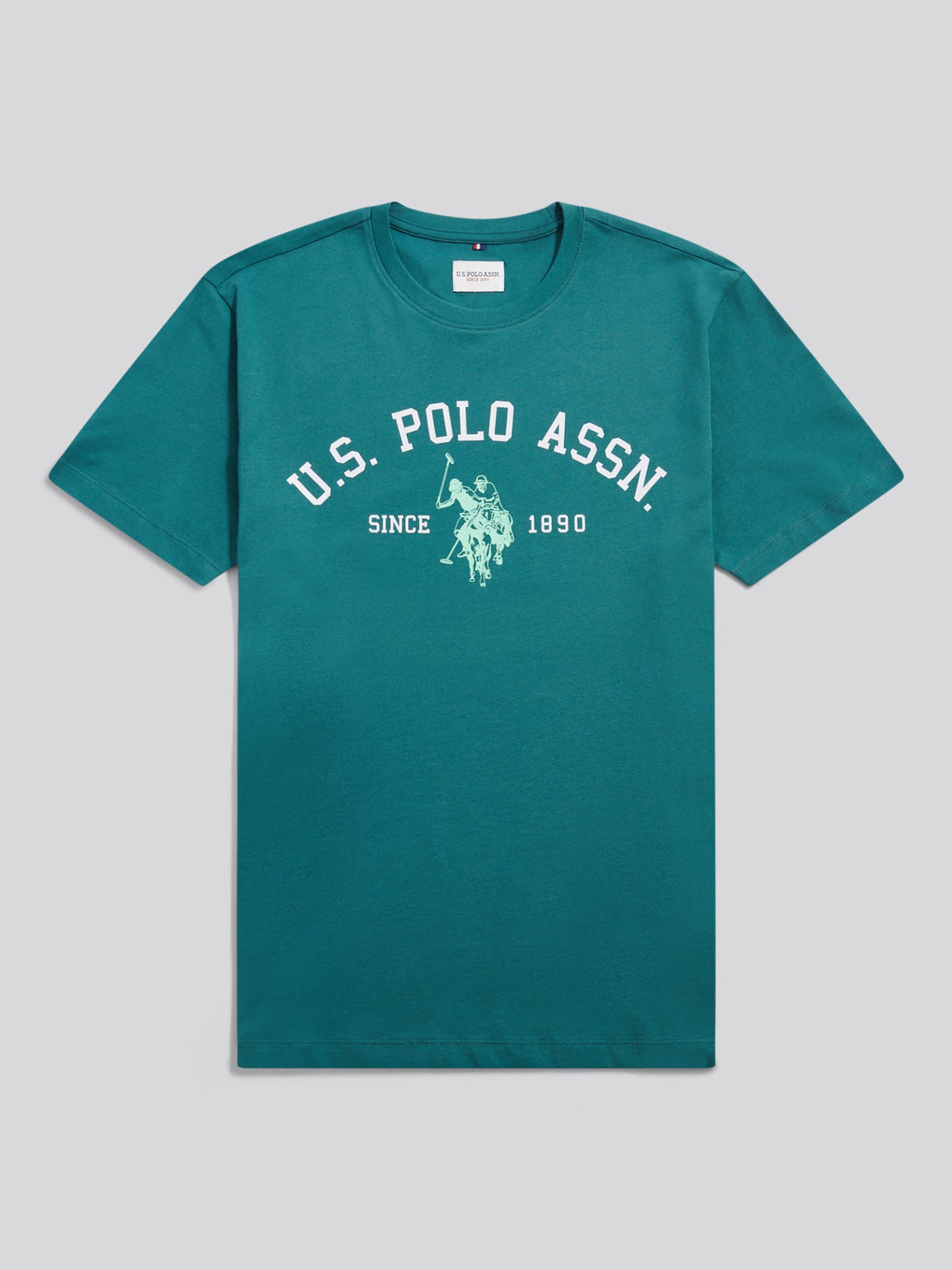 Mens Signature Arch Print T-Shirt in Mediterranea