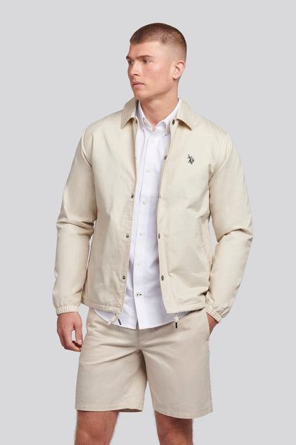 Mens Modern Coach Jacket in French Oak