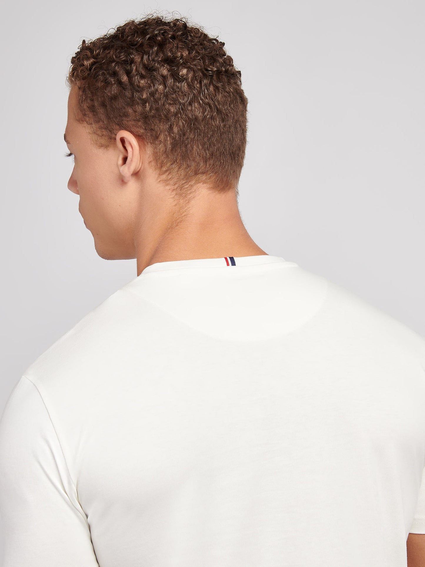 Mens Double Horsemen T-Shirt in Whisper White