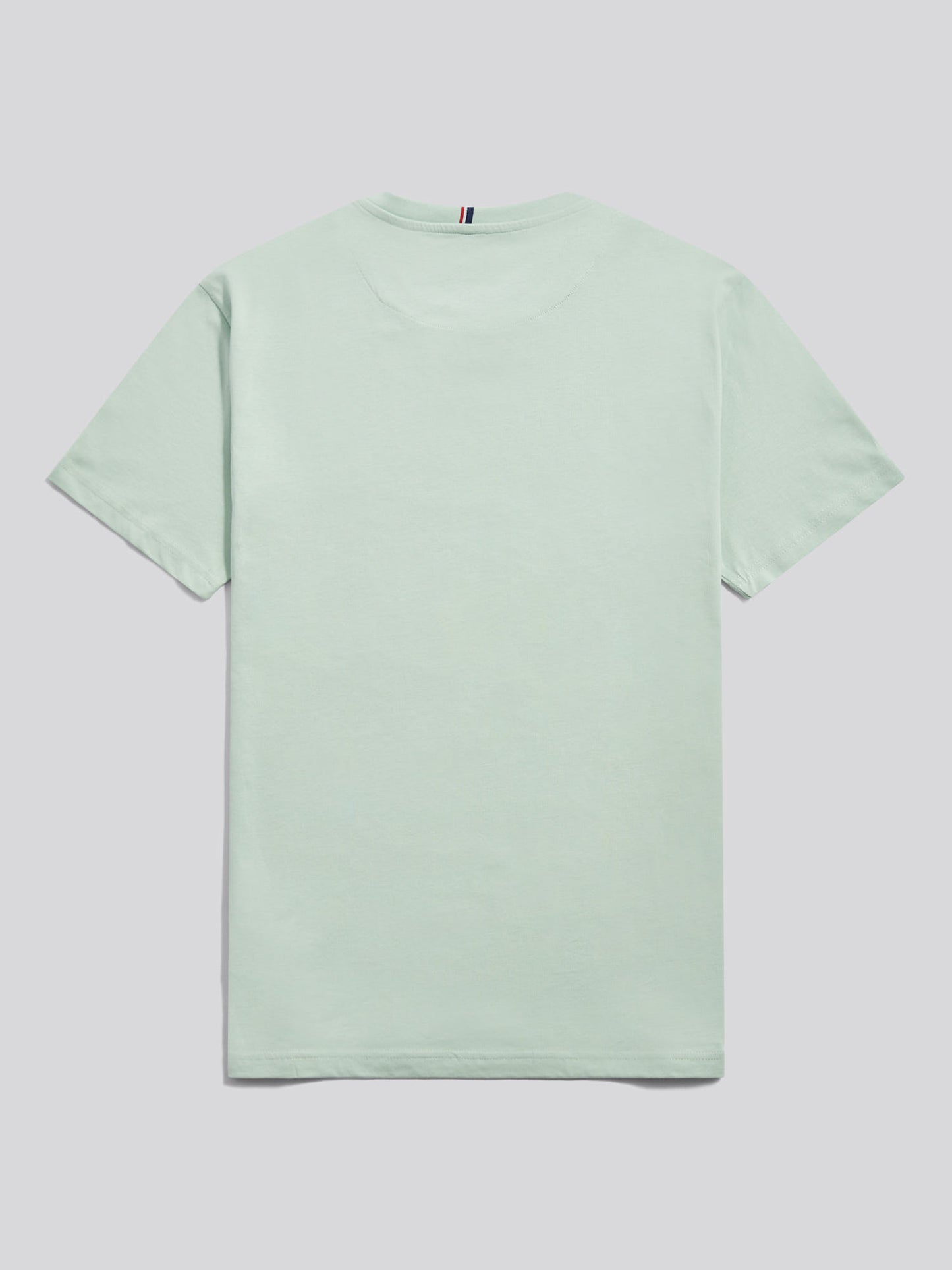 Mens Double Horsemen T-Shirt in Aqua Foam