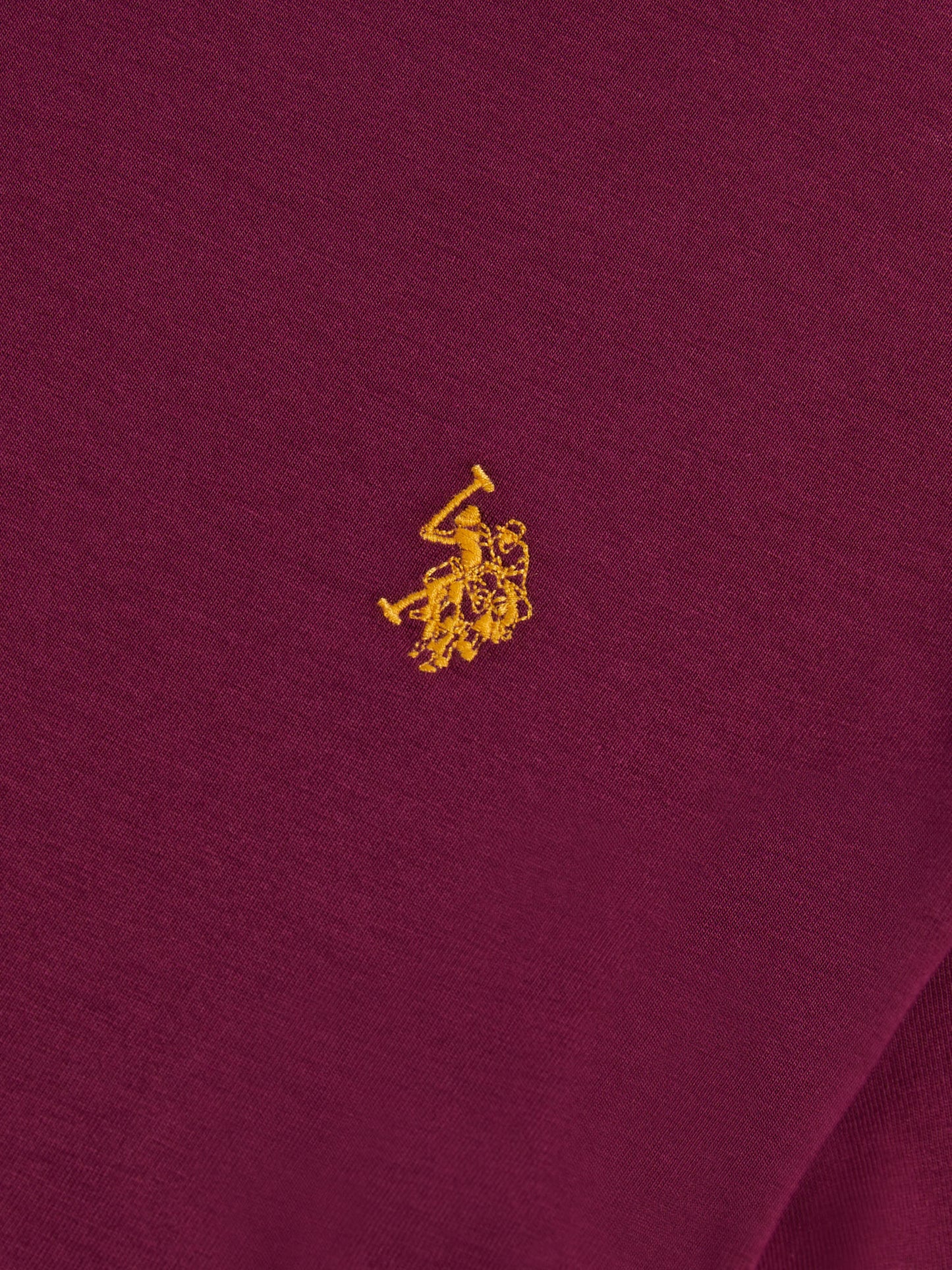 Mens Double Horsemen T-Shirt in Grape Wine